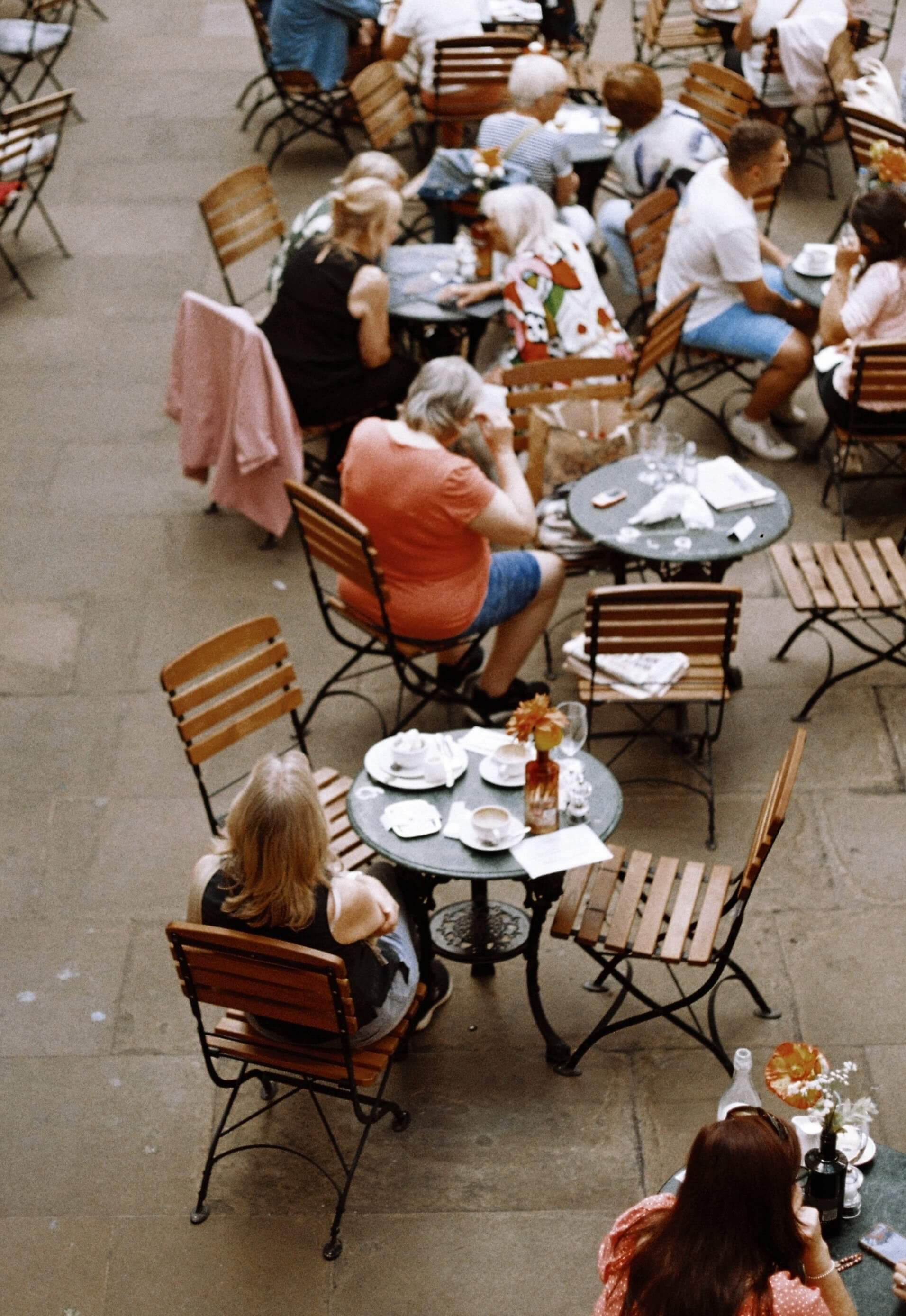 Outdoor cafe
